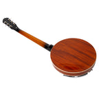 Heartland 6 String Irish Banjo Left Handed Player Series 24 Bracket with Closed Solid Back Sunburst Finish