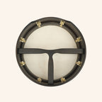 Muzikkon 16"X4" Heartland Tunable Irish Bodhran with T-BAR & Taped Finish Deep Tune