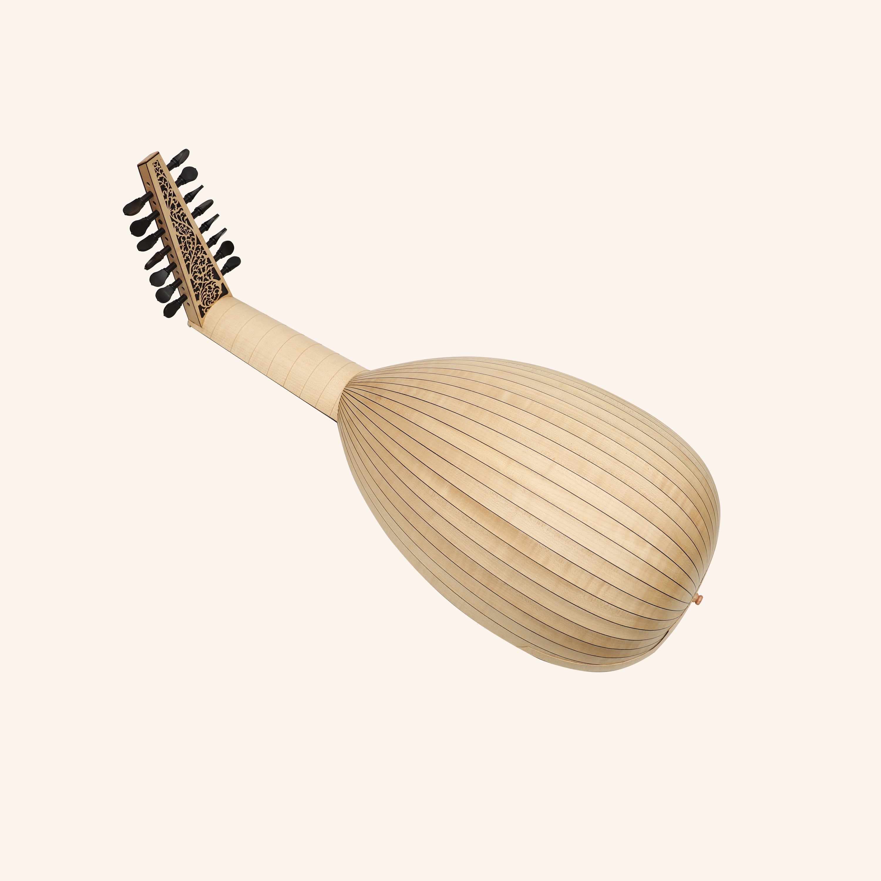 Muzikkon Renaissance Lute 8 Course Deluxe Right Hand After Hieber