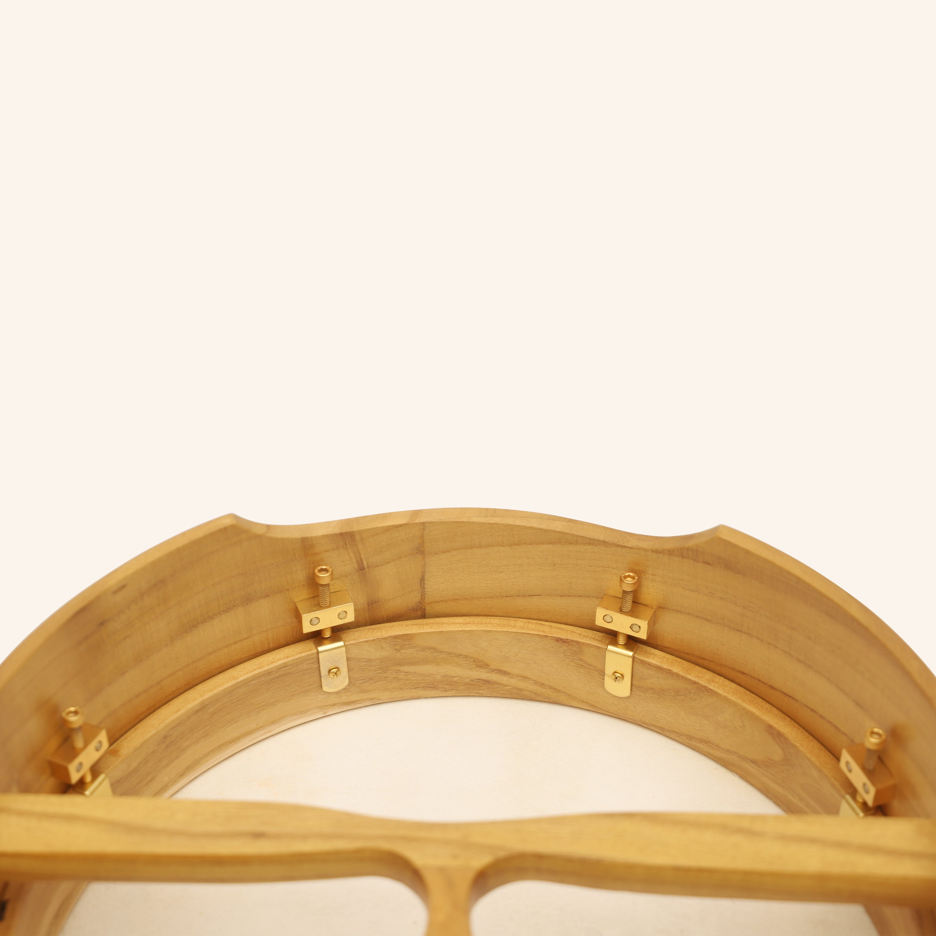 Muzikkon 16"X4" Heartland Tunable Irish Bodhran with T-BAR & Taped Finish Deep Tune