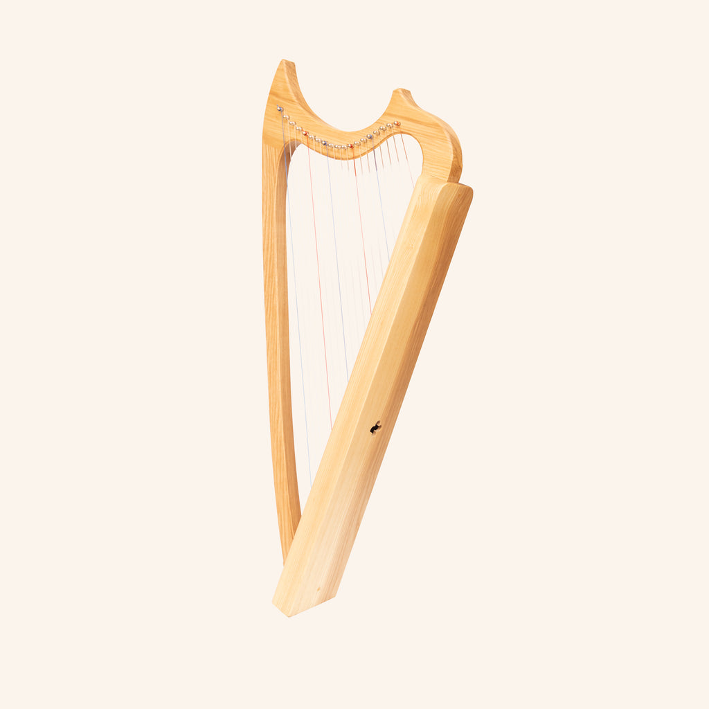 Muzikkon Gothic Harp 19 String Ashwood