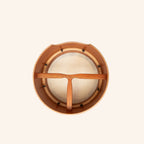 Muzikkon 15”x6" Premium Celtic Irish Bodhran with Easy Tune System Deep Rim T-BAR & Taped Finish