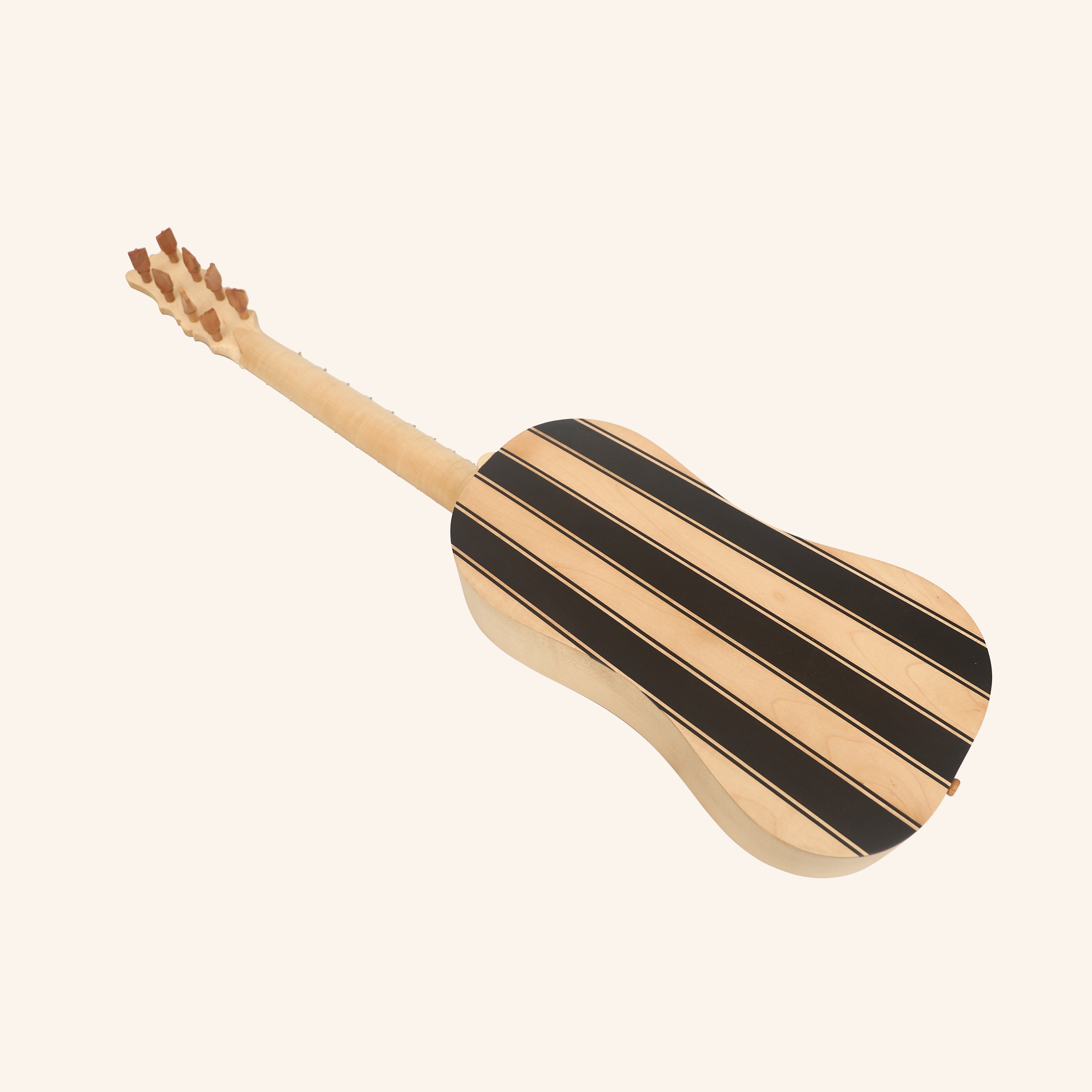 Luth Ébène Renaissance Guitar, 4 course (1st course double string)