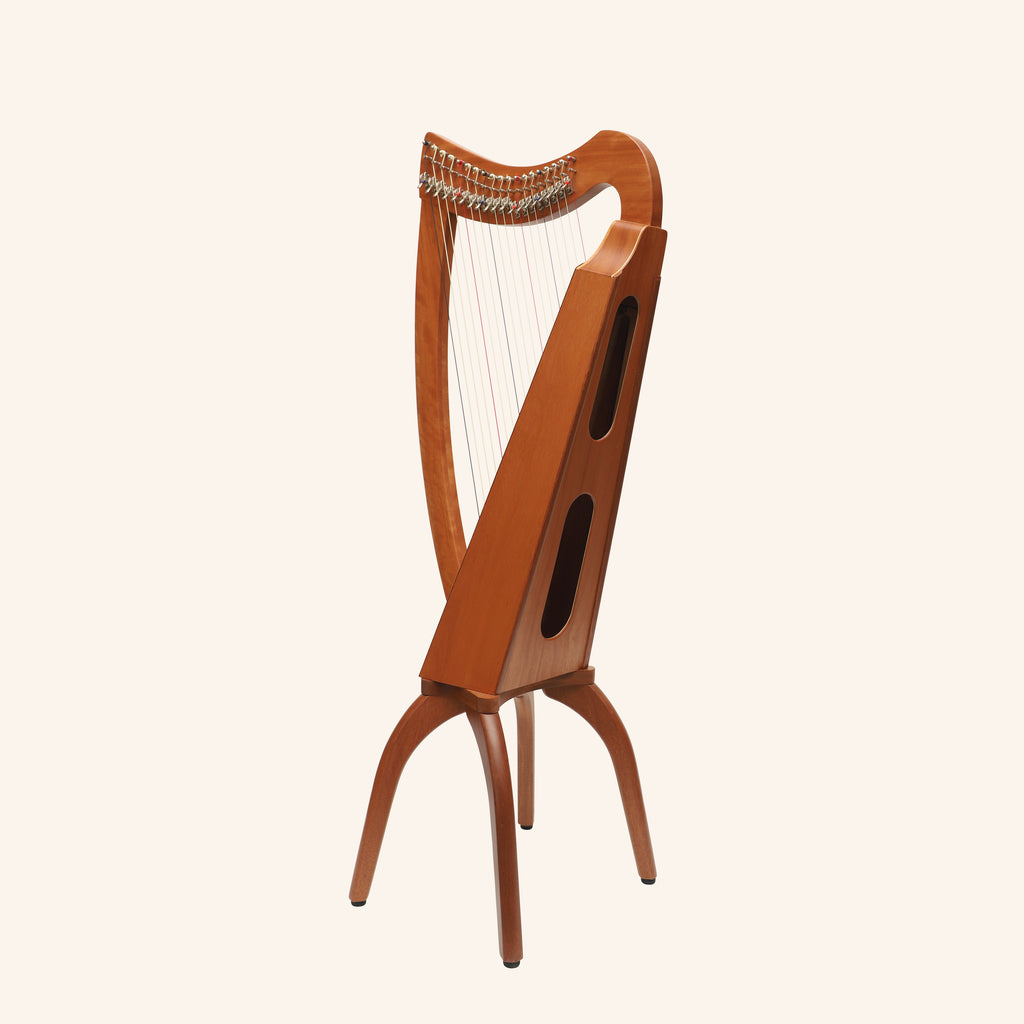 Muzikkon 19 String Trinity Cèilidh Harp Mahogany
