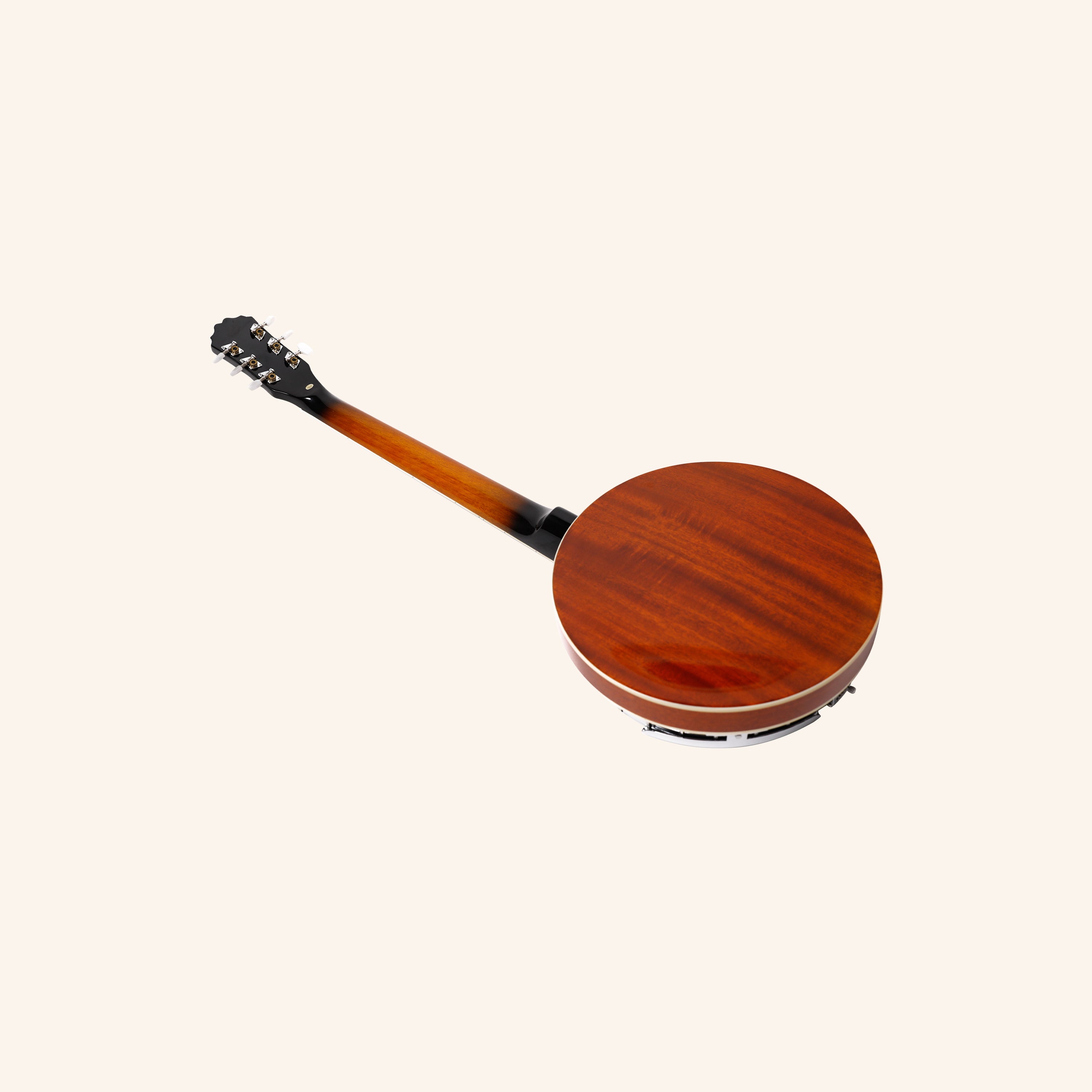 Heartland 6 String Irish Banjo Player Series 24 Bracket Closed Solid Back Sunburst Finish