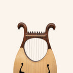 Muzikkon Lyre Harp 8 String Rosewood