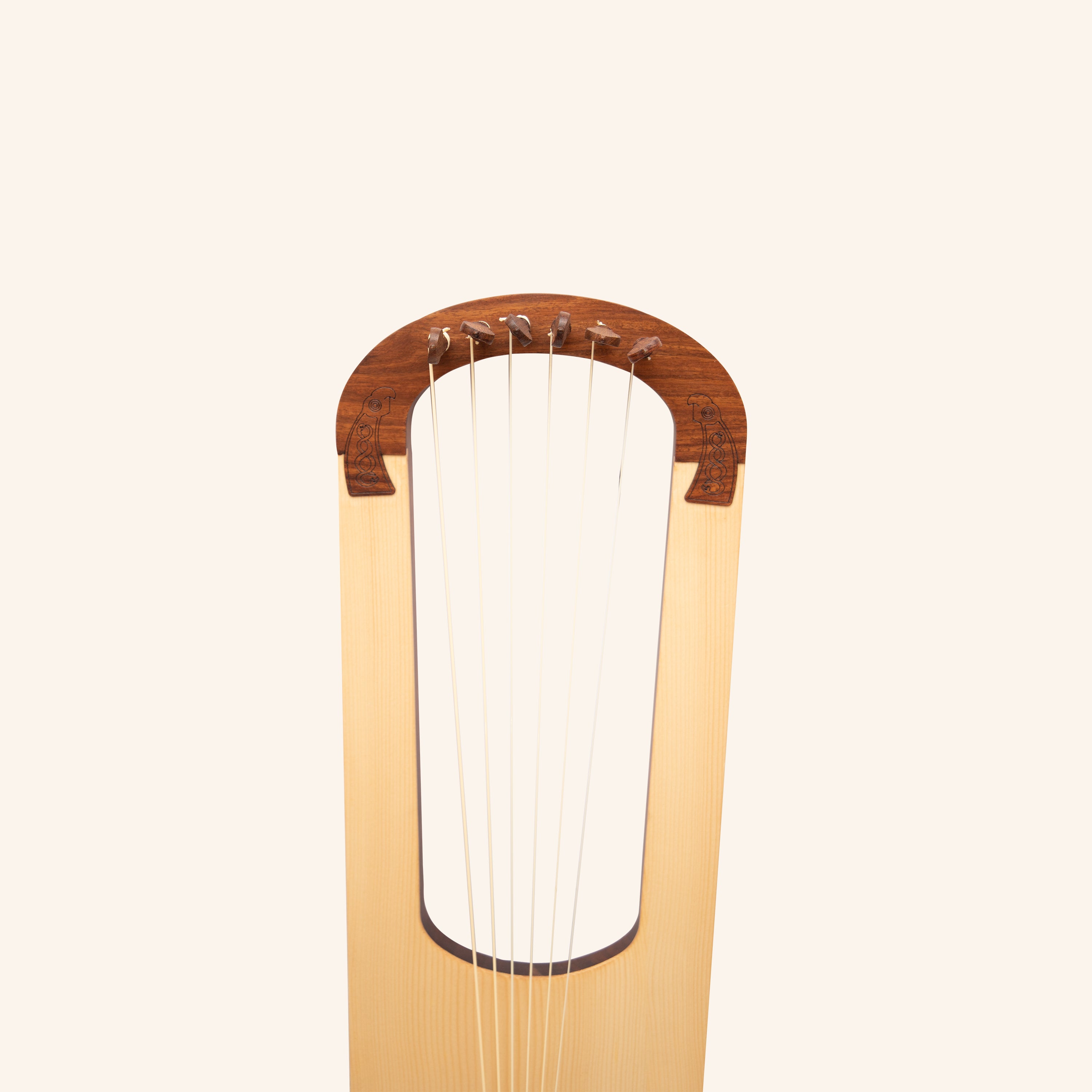 Muzikkon Anglo Saxon Lyre Harp After Prittlewell Lyre Mid 7th Century