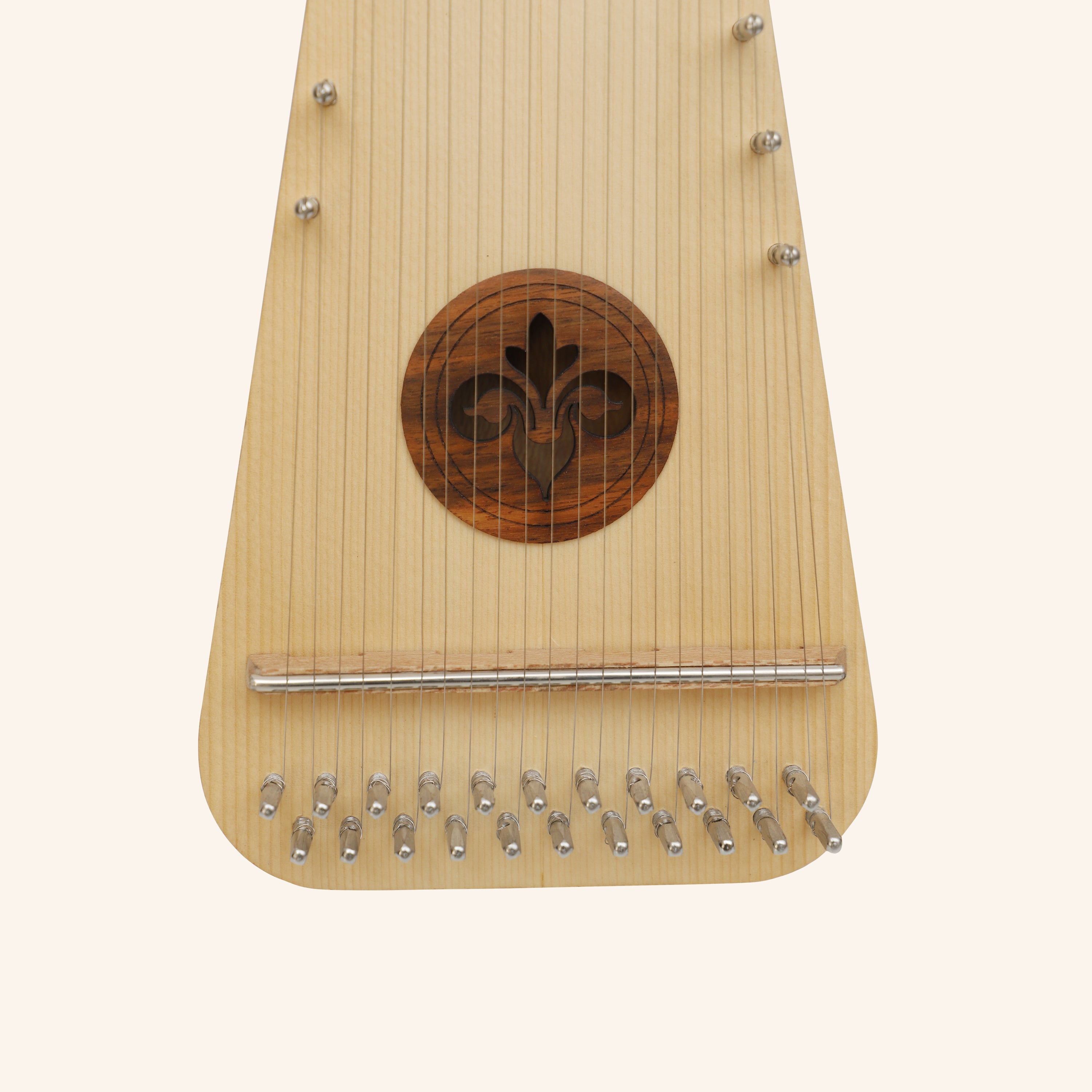 Muzikkon Soprano Bowed Psaltery Roundback Lacewood