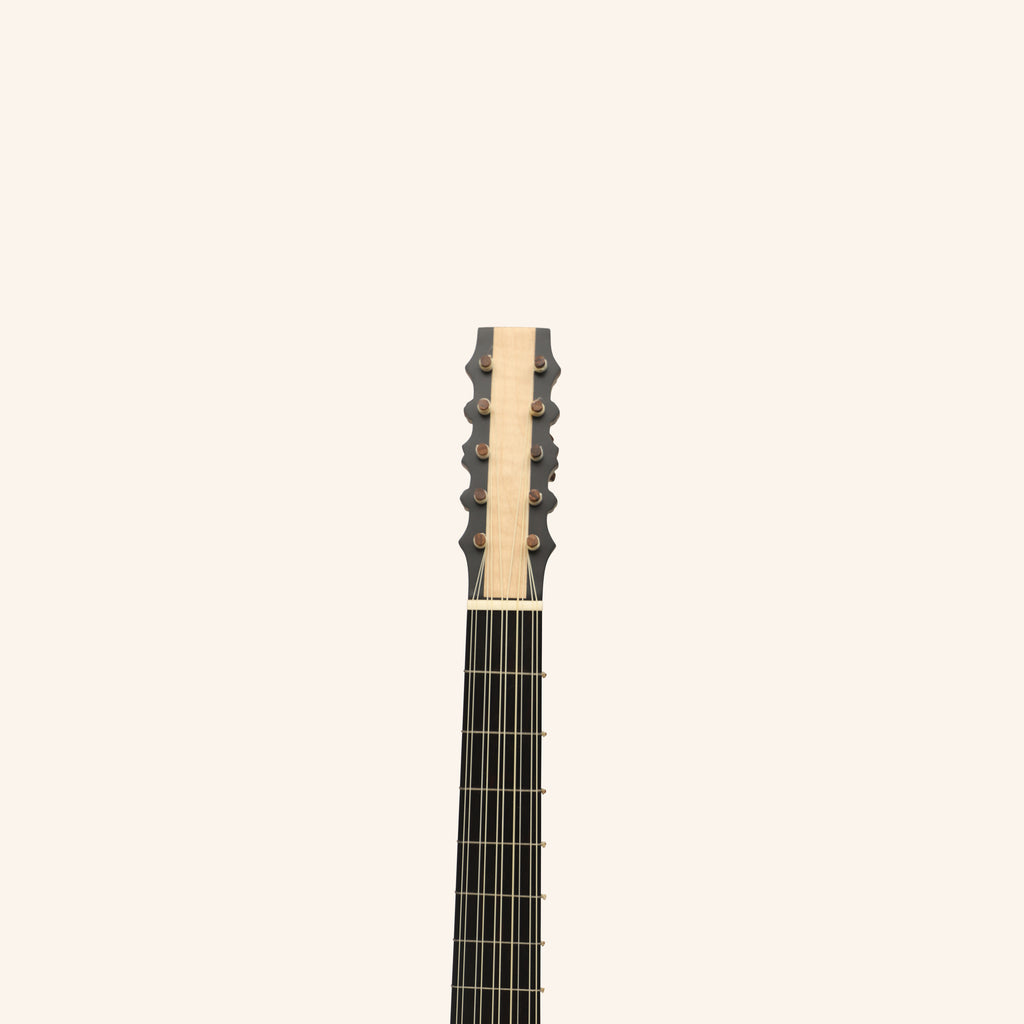 Heartland Sellas Baroque Guitar, 5 Course Left Hand Variegated Walnut Rosewood