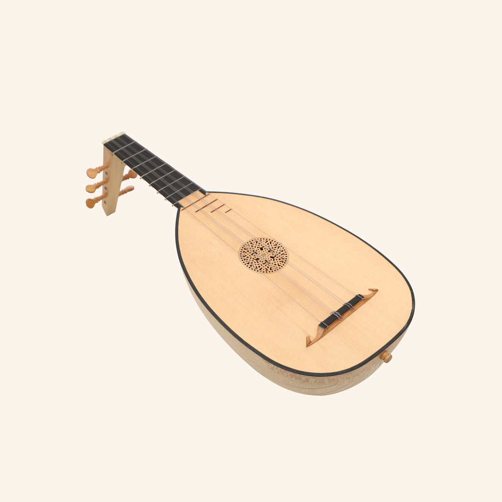 Lute Ukulele, 6 Strings Tenor Lacewood