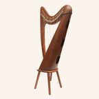 24 String Claddagh Harp Rosewood