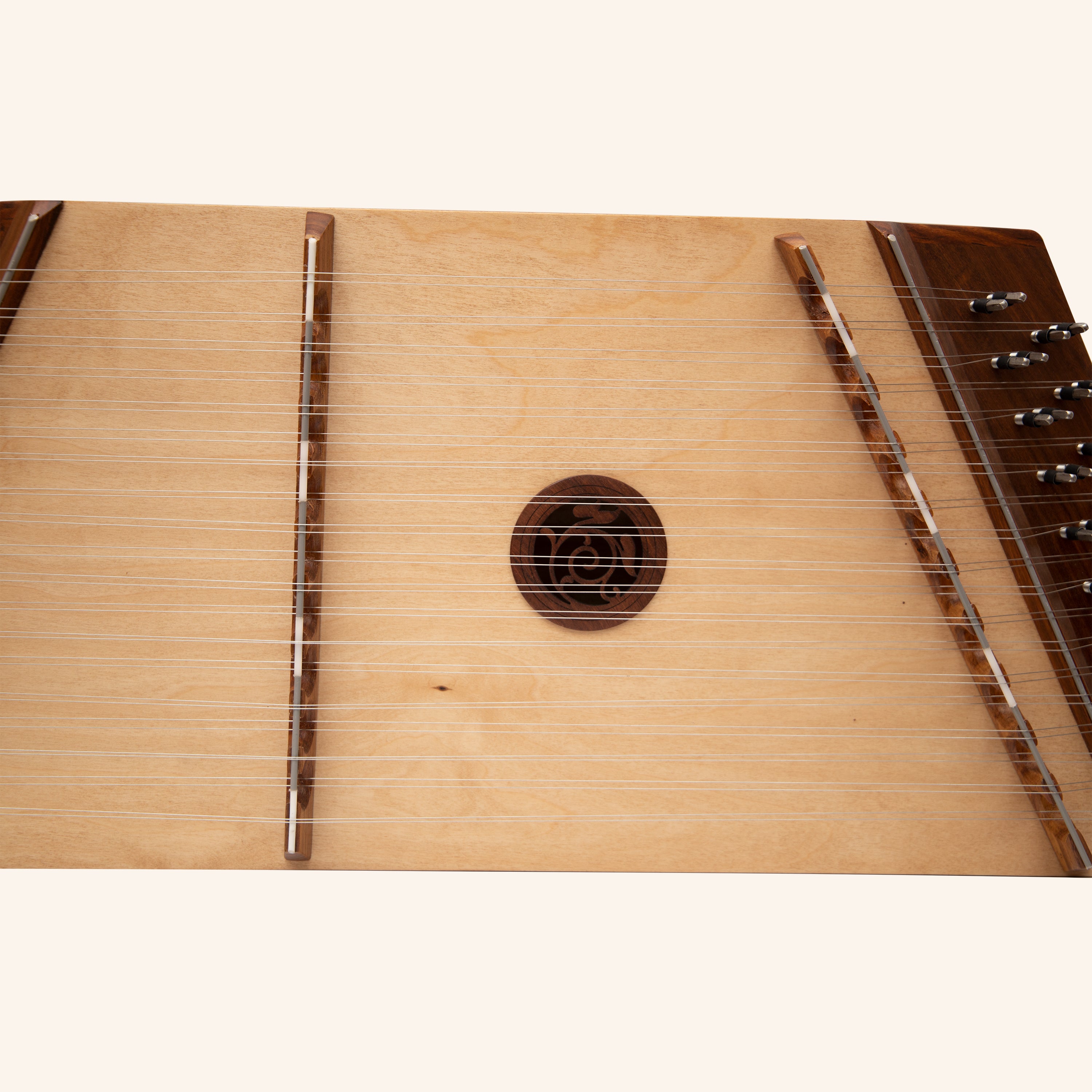 Muzikkon Double Strung 10-9 Hammered Dulcimer Rosewood With Hammers