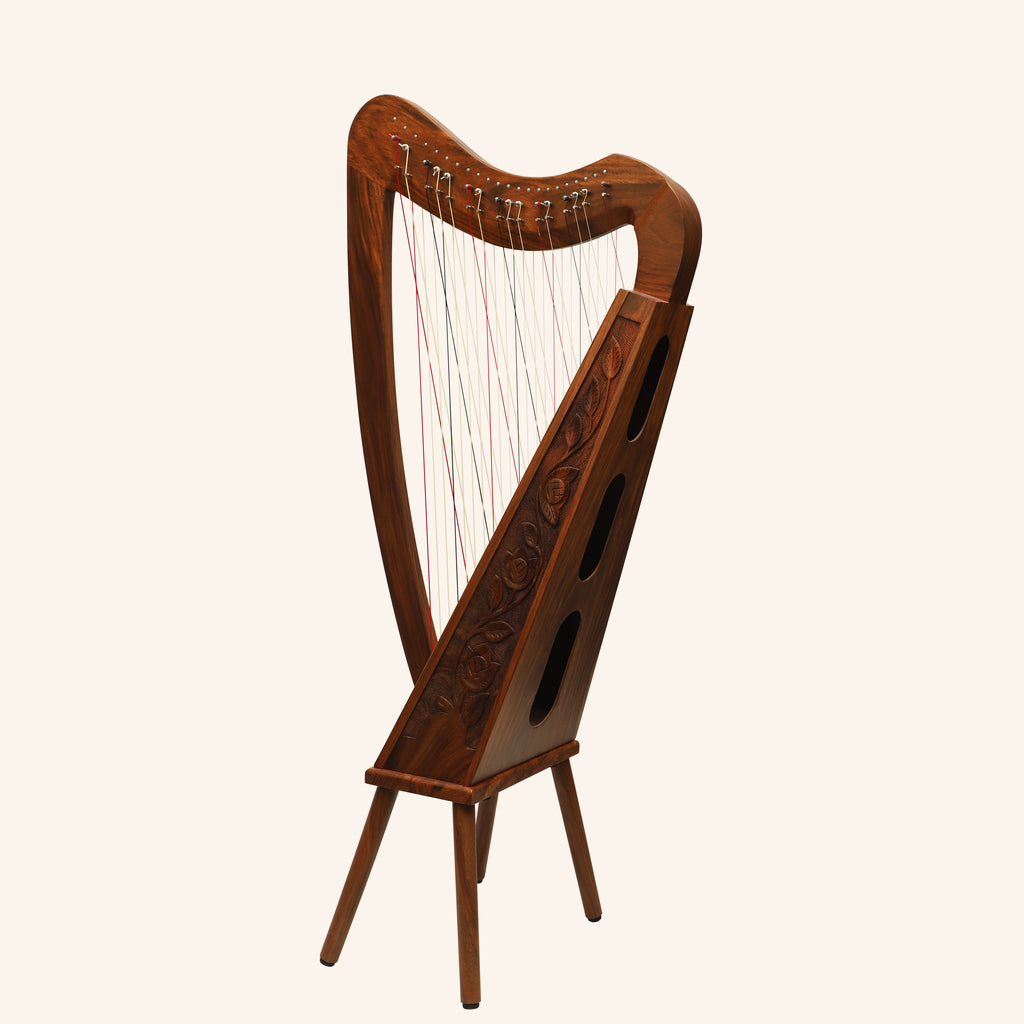 Cross Strung Harp, 38 String Rosewood