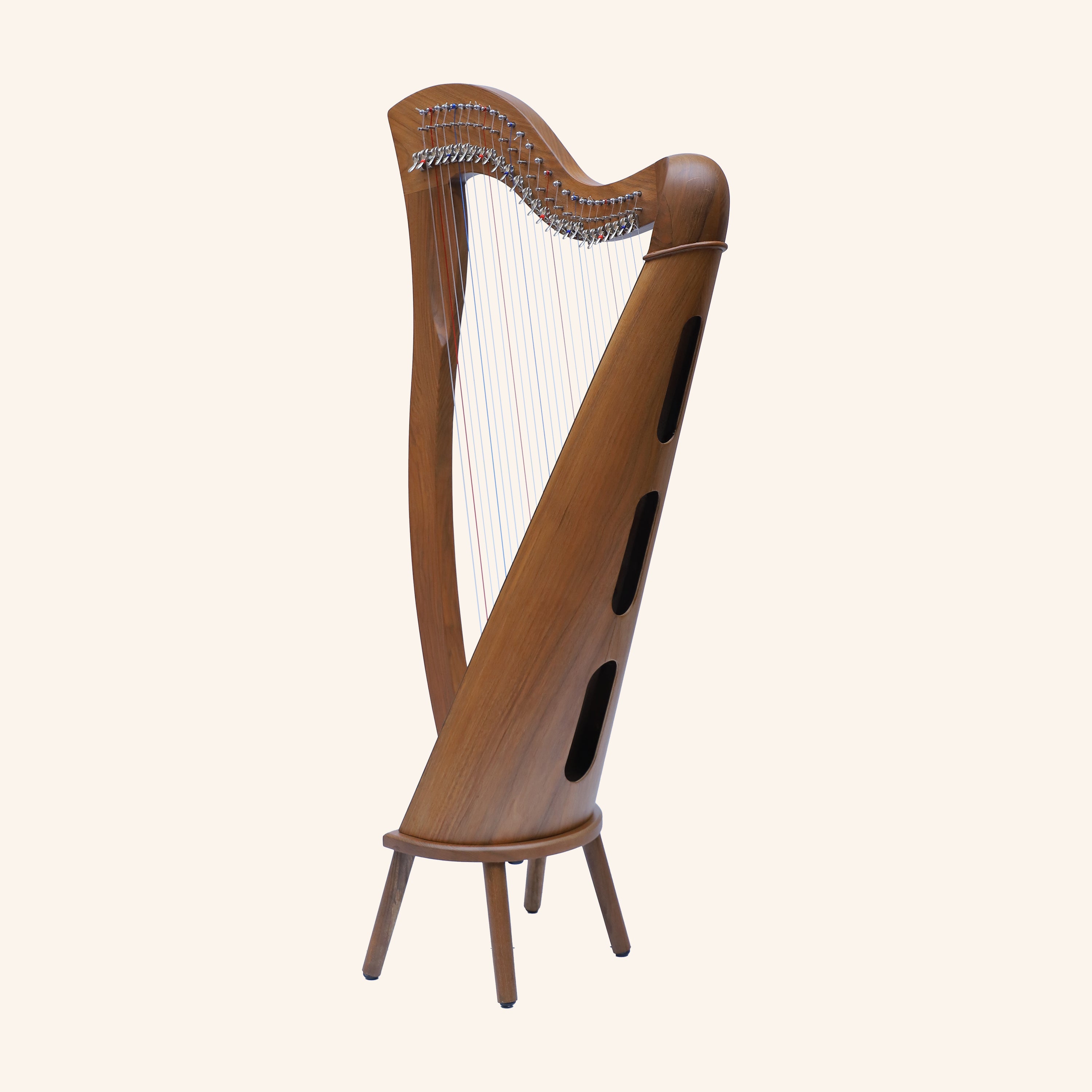 27 String McHugh Harp Round Back
