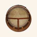 Muzikkon 14"X6" Heartland Tunable Irish Bodhran Drum Deep Rim with T-BAR & Taped Finish Deep Tune