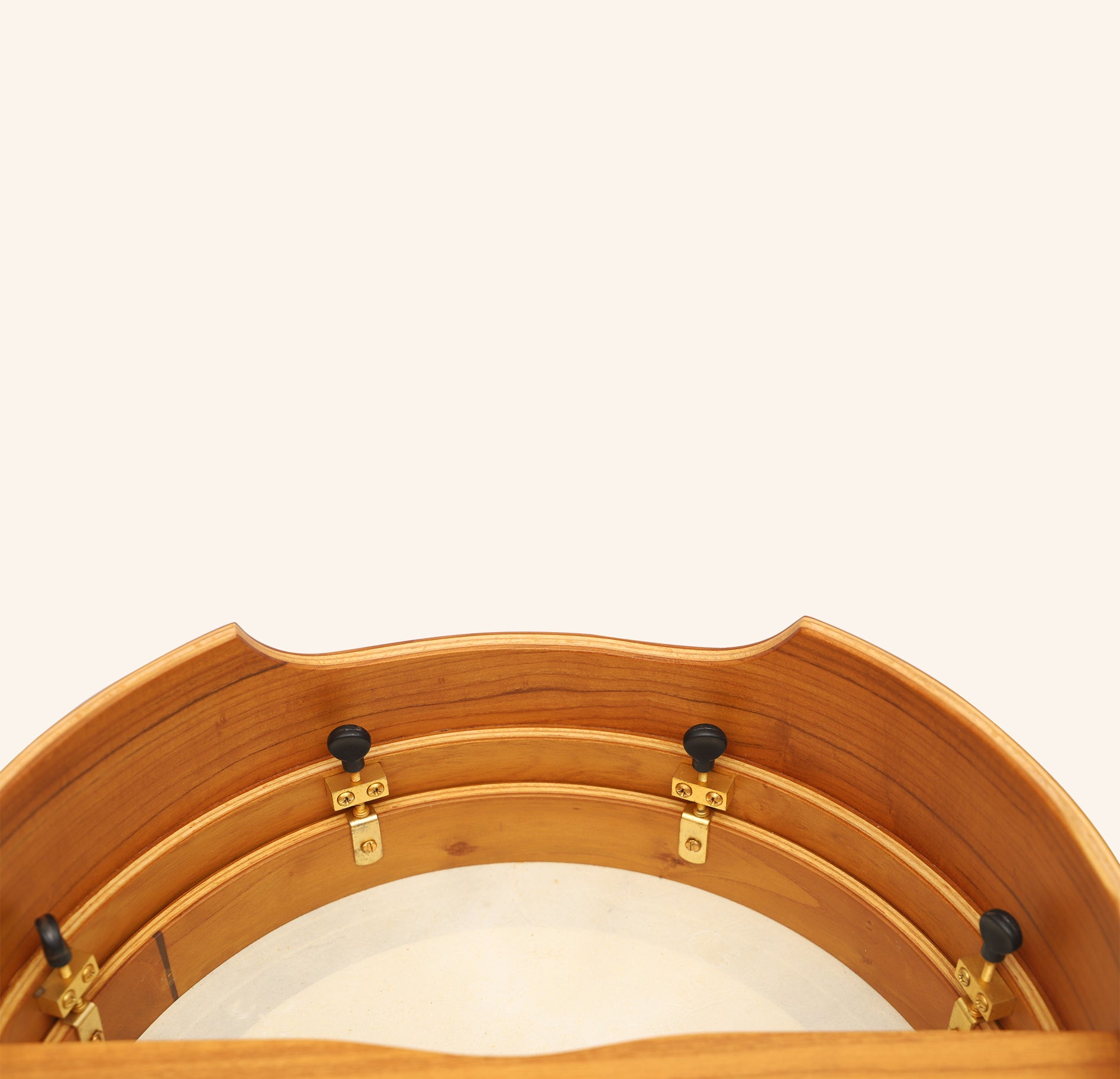 Muzikkon 16”x5" (40.5x12.5 Cm) Premium Celtic Irish Bodhran With Easy Tune System Deep Rim T- Bar & Taped Finish