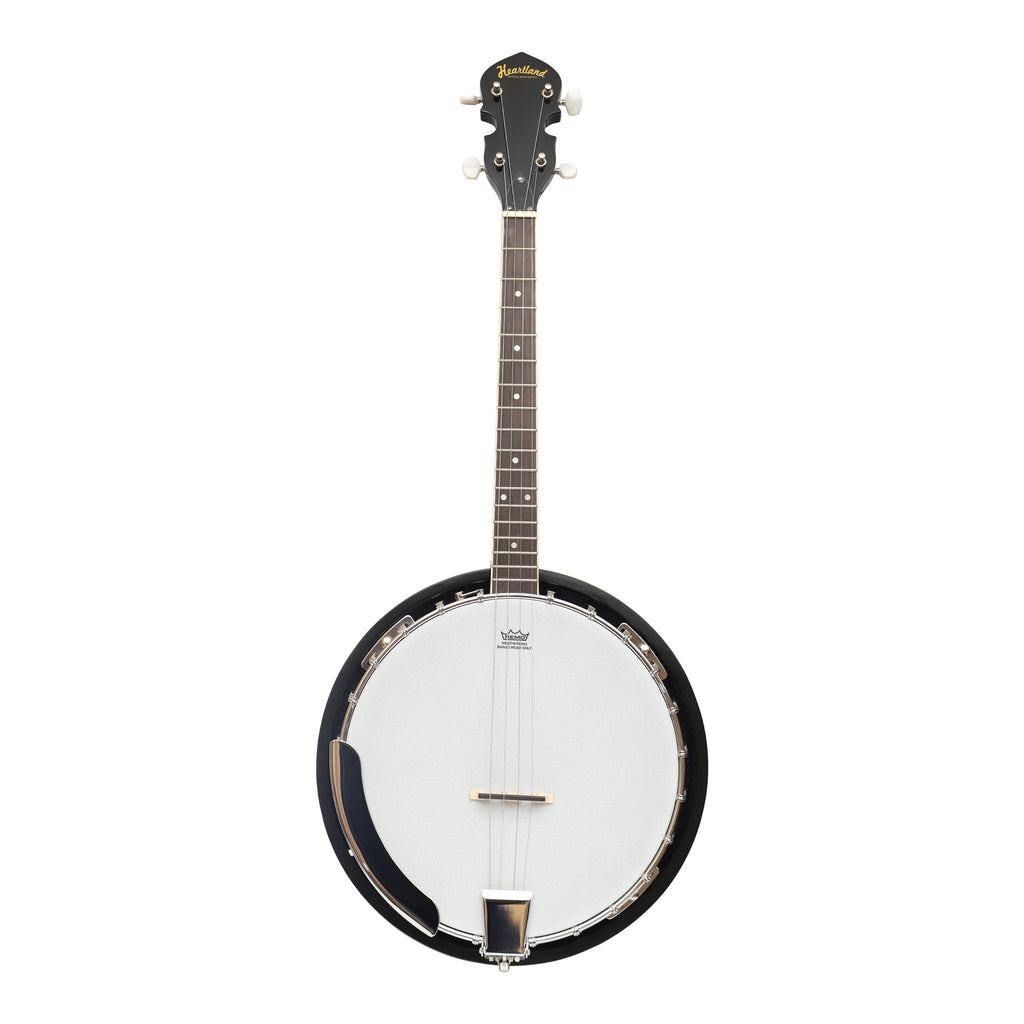 Heartland 4 String Banjo Closed Solid Back 17 Fret, 4 String Irish Tenor Banjo Short scale