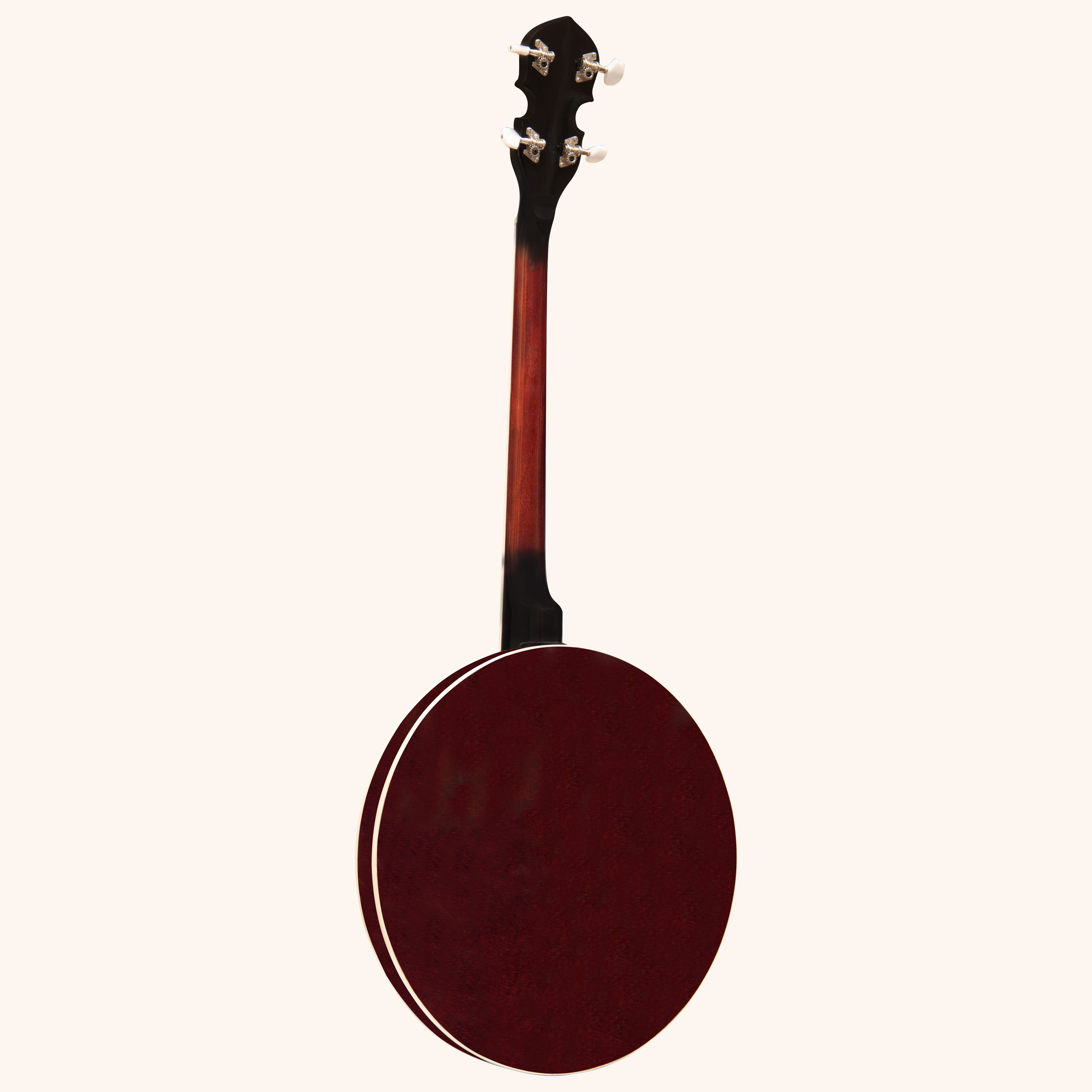 Heartland 4 String Banjo 19 Frets Irish Tenor Banjo 24 Bracket with Closed Solid Back
