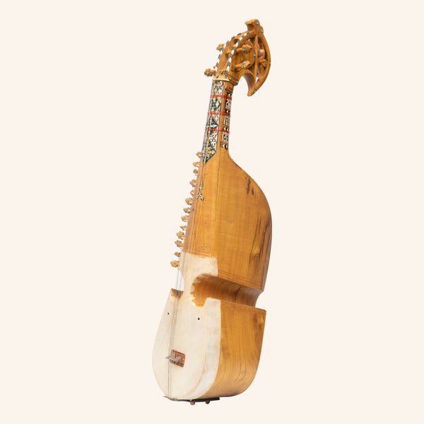 Muzikkon Afghani Rubab Half Sadafi Mulberry