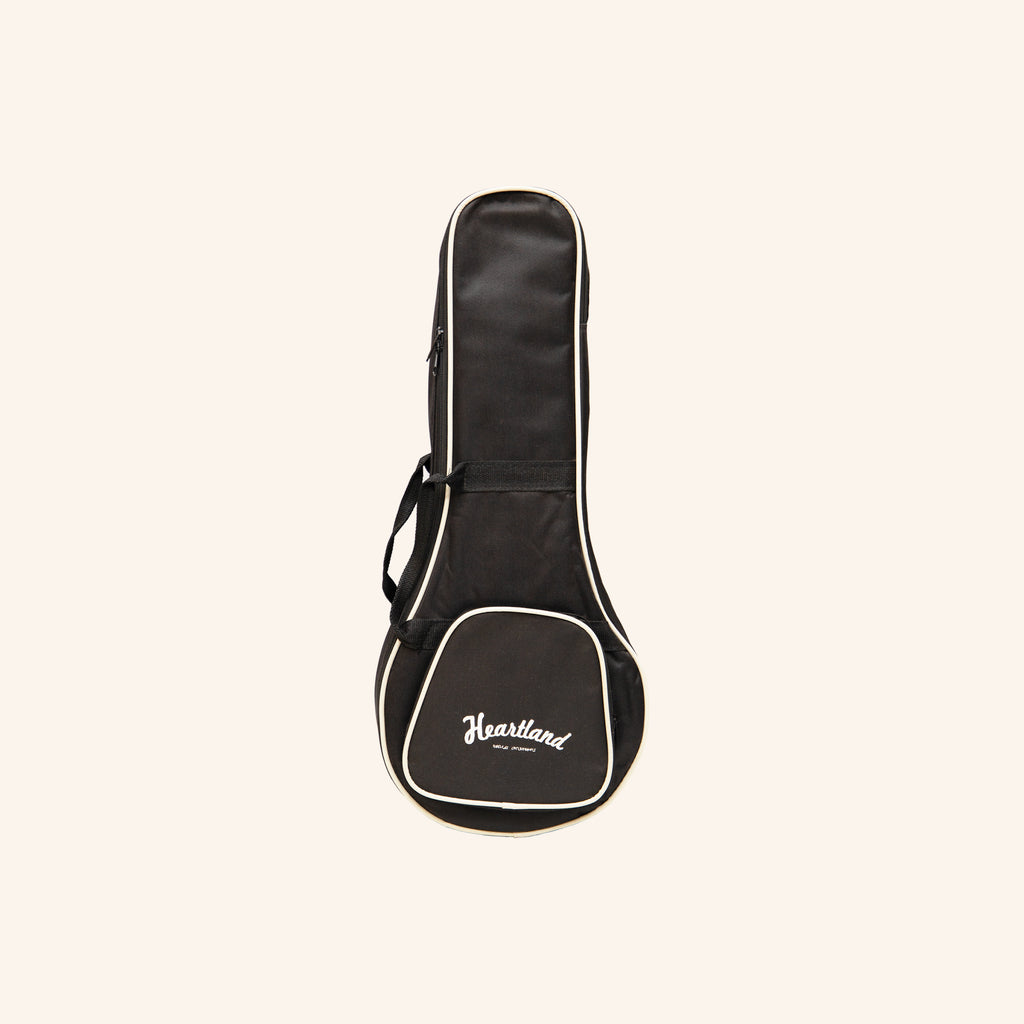New Heartland Banjolele cu 4 corzi, ukulele banjo, 23 inch, lemn de mahon de concert