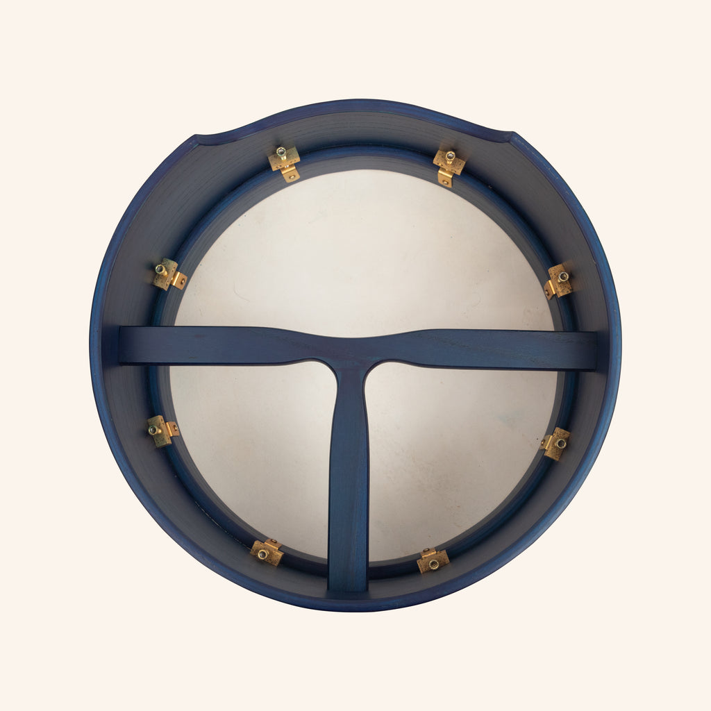 Muzikkon 14"X6" Heartland Tunable Irish Bodhran Drum Deep Rim with T-BAR & Taped Finish Deep Tune