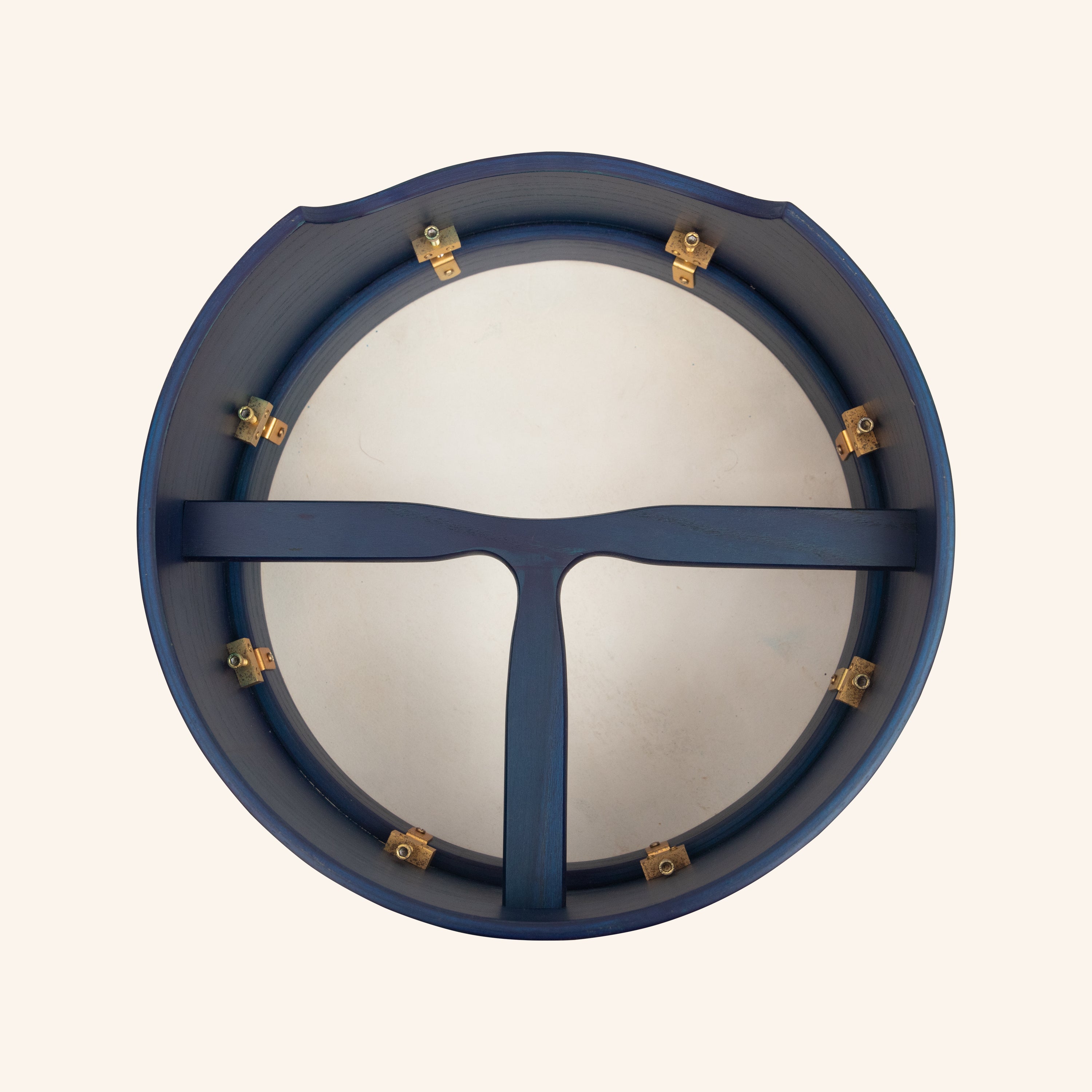 Muzikkon 14"X6" Heartland Tunable Irish Bodhran Drum Deep Rim with T-BAR & Taped Finish Deep Tune