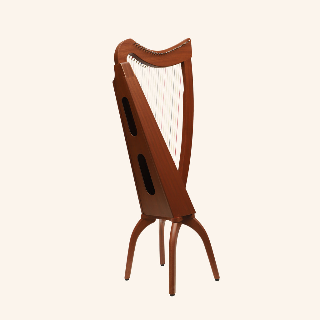 Muzikkon 24 String Trinity Cèilidh Harp Mahogany