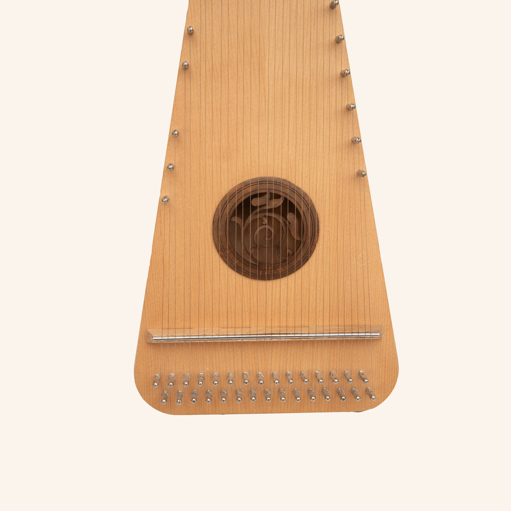 Muzikkon Round Back Bowed Psaltery Alto Lacewood