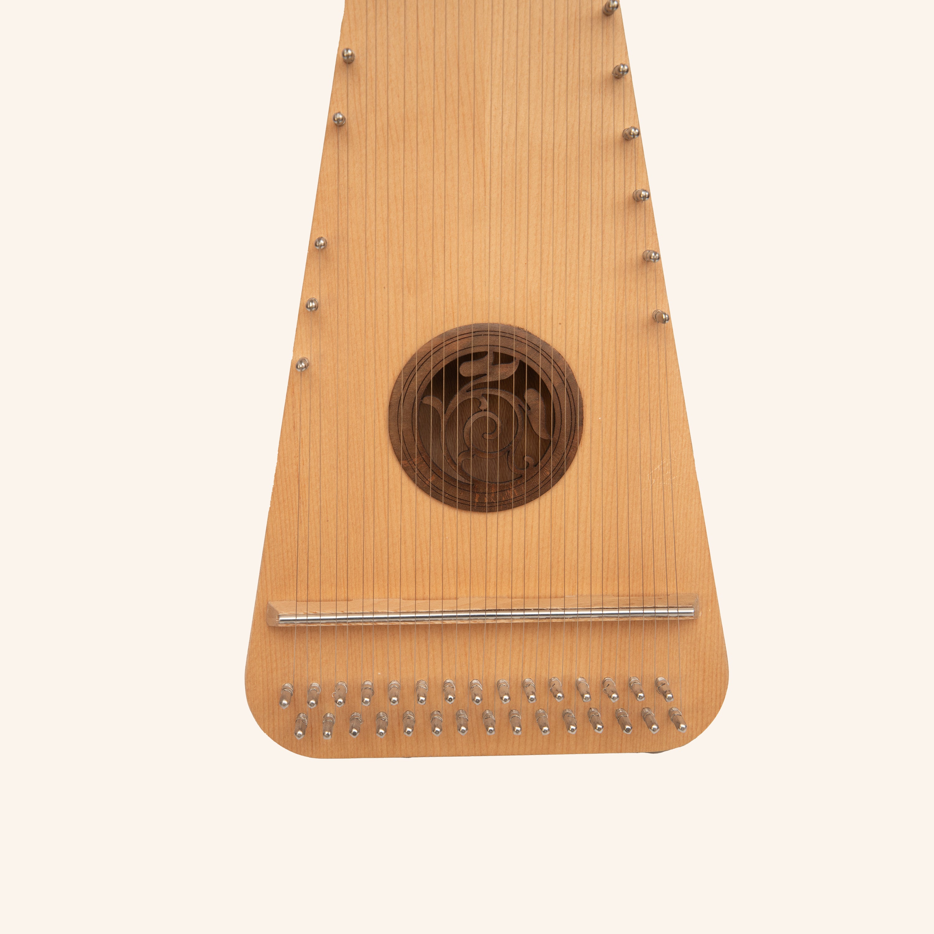 Muzikkon Round Back Bowed Psaltery Alto Lacewood