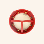Muzikkon 15”x5" (38x12.5 cm) Premium Celtic Irish Bodhran With Easy Tune System Deep Rim T- Bar & Taped Finish