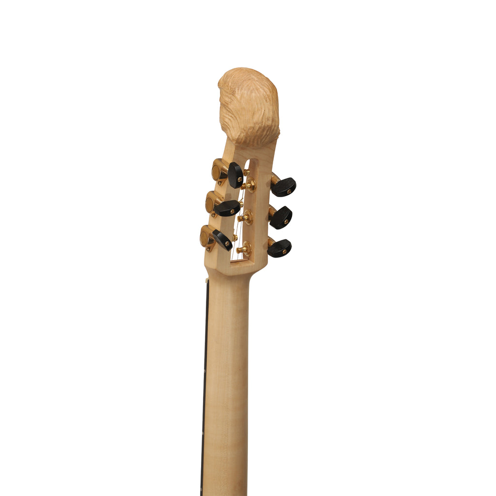 MUZIKKON LUTE GUITAR, 6 STRING MAPLE LEFT HAND