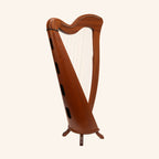 McHugh Harp 34 Strings Mahogany Wood Round back