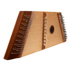Dulcimer Muzikkon cu o singură coardă, 10-9, lemn de trandafir ciocănit, cu ciocănele