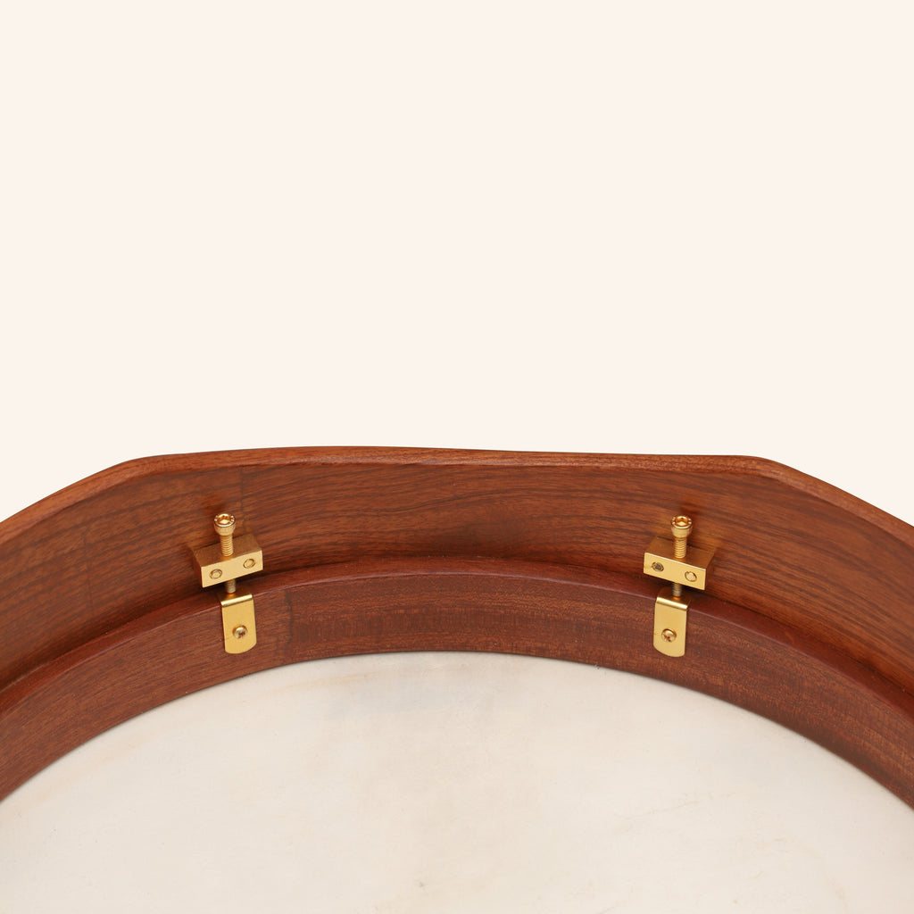 Muzikkon 18"X4" Heartland Tunable Irish Bodhran Drum with T-Bar & Taped Finish Deep Tune
