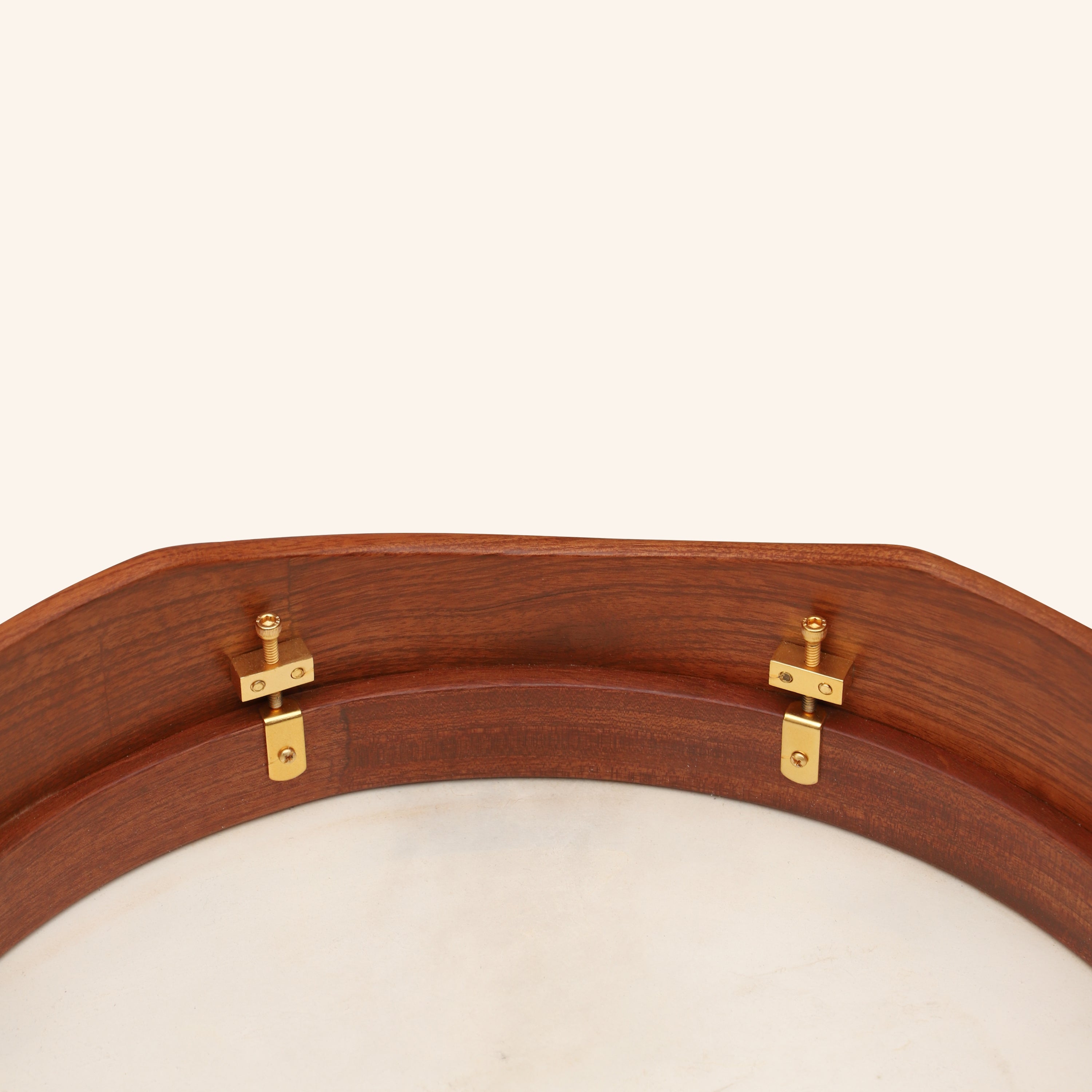 Muzikkon 18"X4" Heartland Tunable Irish Bodhran Drum with T-Bar & Taped Finish Deep Tune