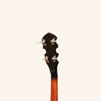 Heartland 4 String 19 Fret Irish Tenor Banjo Left Handed Player Series with Closed Solid Back Sunburst Finish