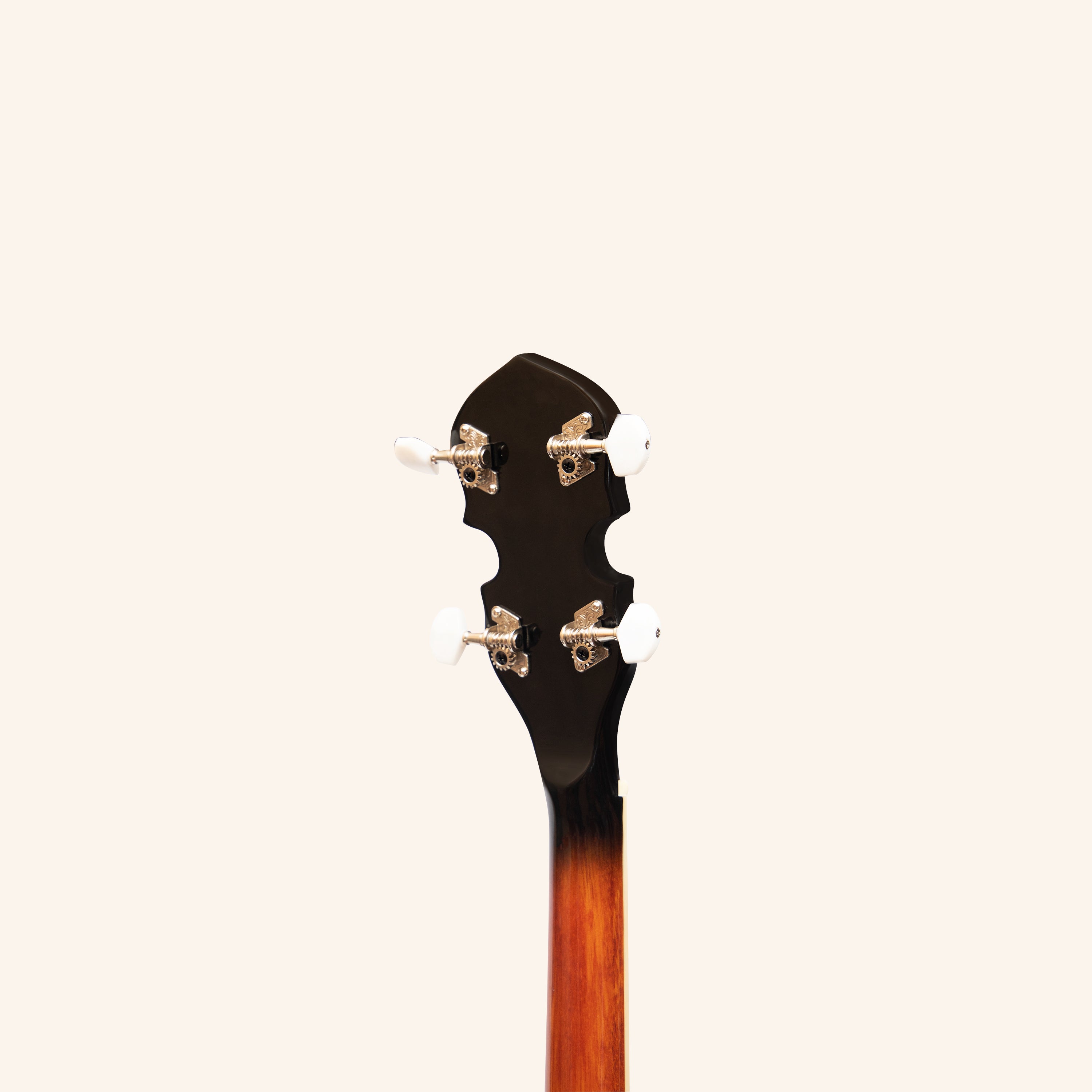 Heartland 4 String 19 Fret Irish Tenor Banjo Left Handed Player Series with Closed Solid Back Sunburst Finish