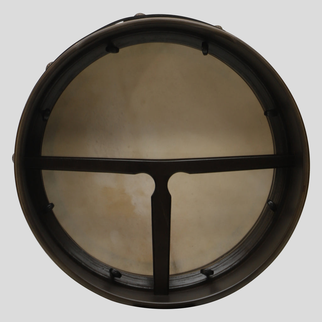 Muzikkon 14”x6" Premium Celtic Irish Bodhran with Easy Tune System Deep Rim T-BAR & Taped Finish