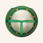 Muzikkon 14"X6" Heartland Tunable Irish Bodhran Drum Deep Rim with T-BAR & Taped Finish Deep Tune