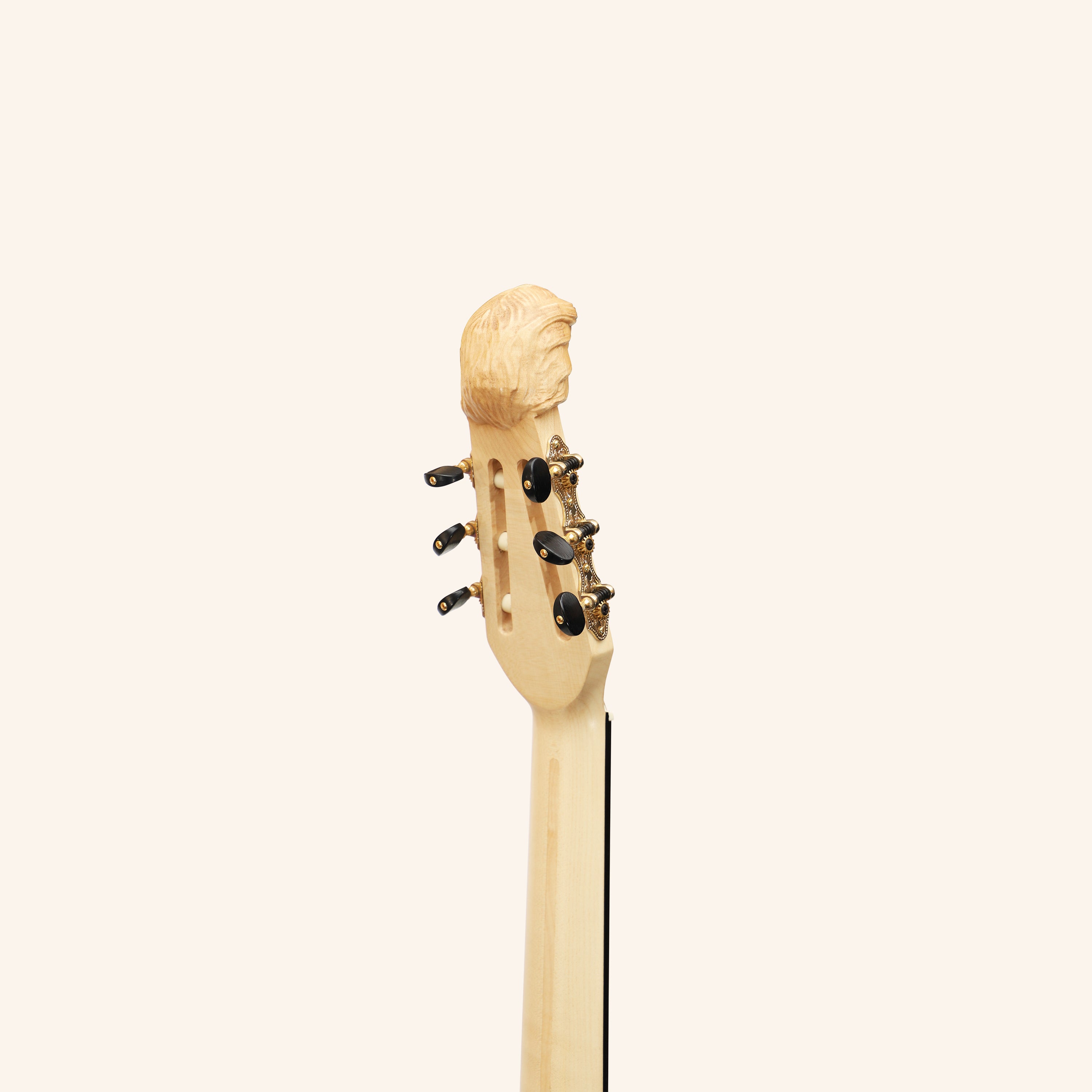 MUZIKKON LUTE GUITAR, 6 STRING WALNUT