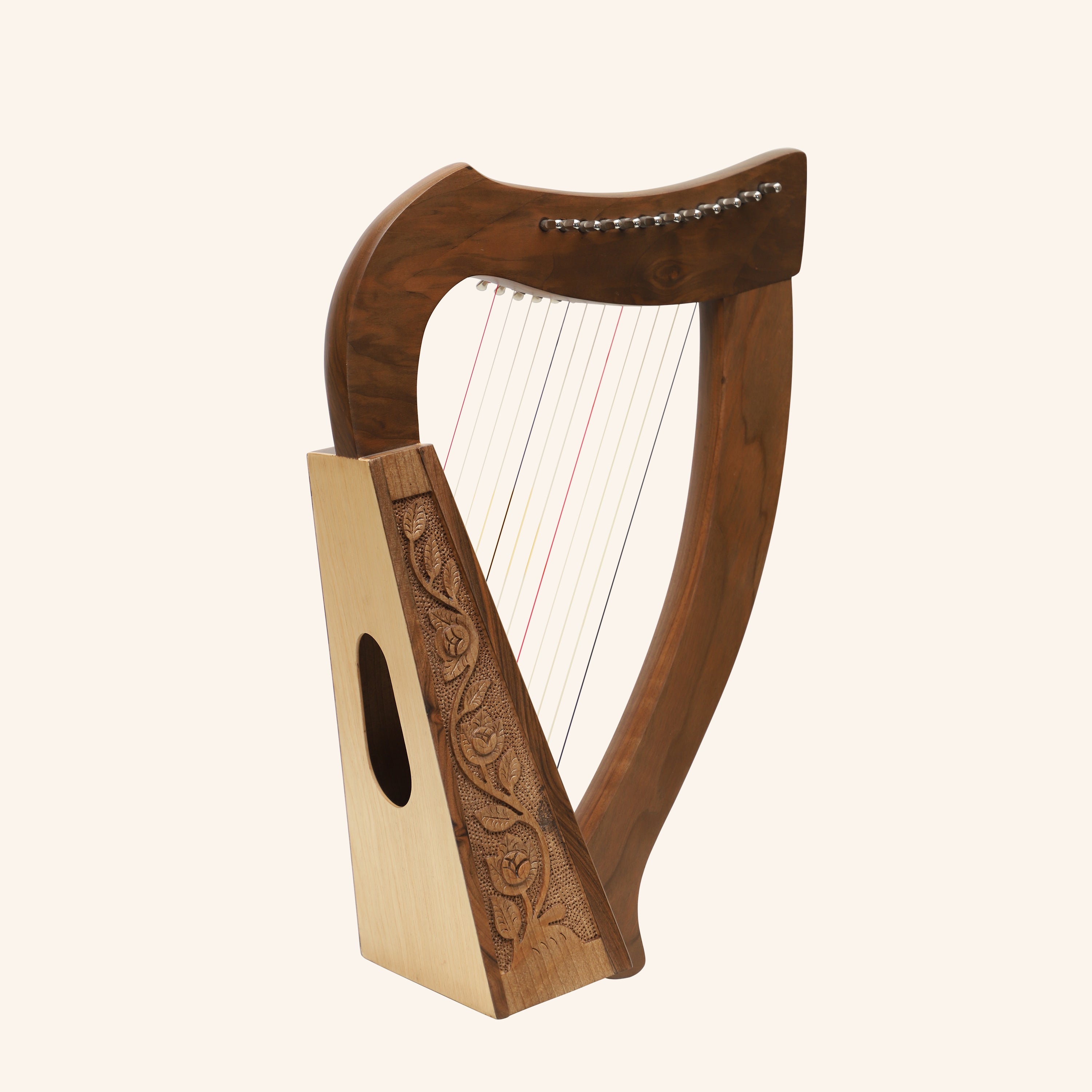 12 String O'Carolan Harp With Sharpening Levers