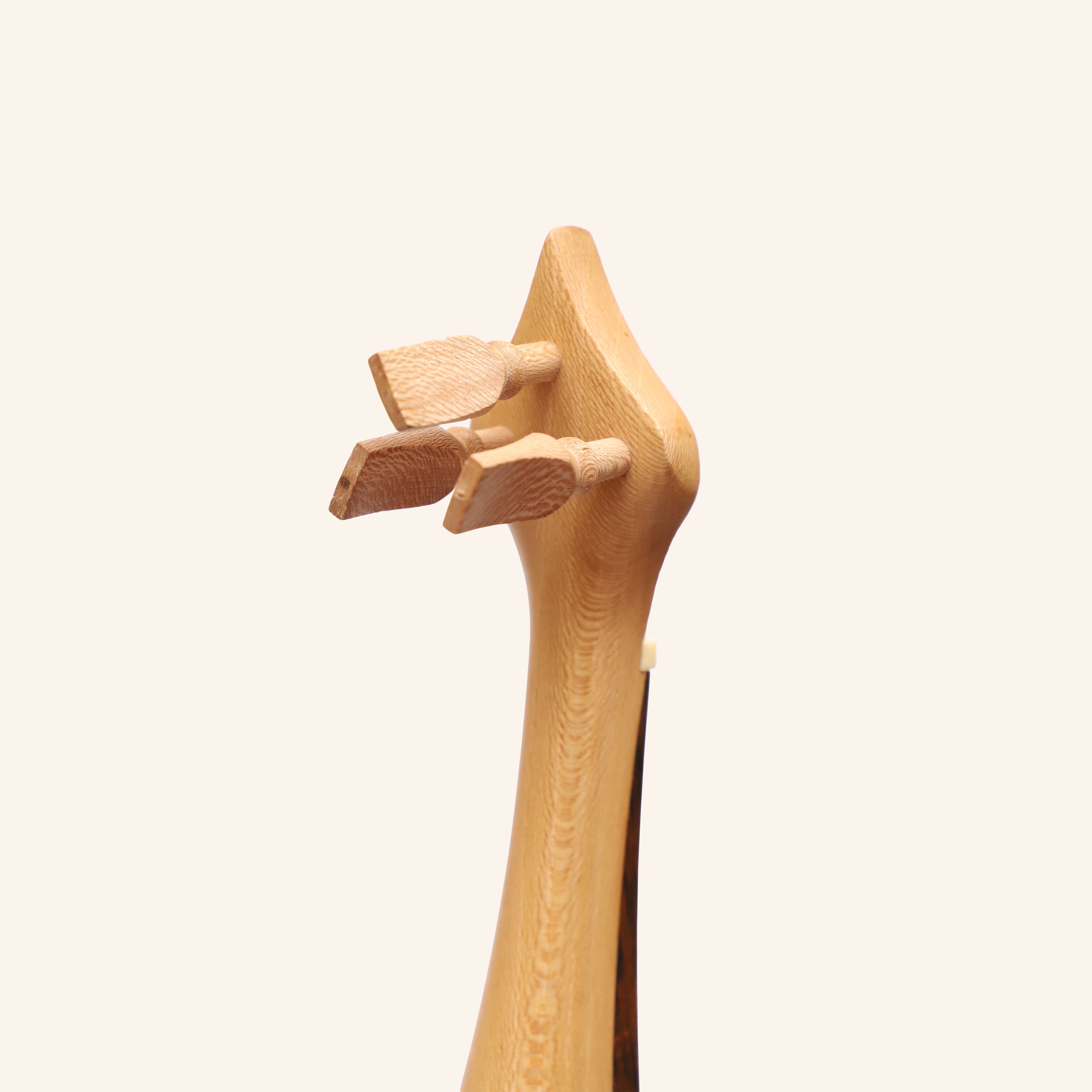 Muzikkon Soprano Rebec, 3 String Lacewood
