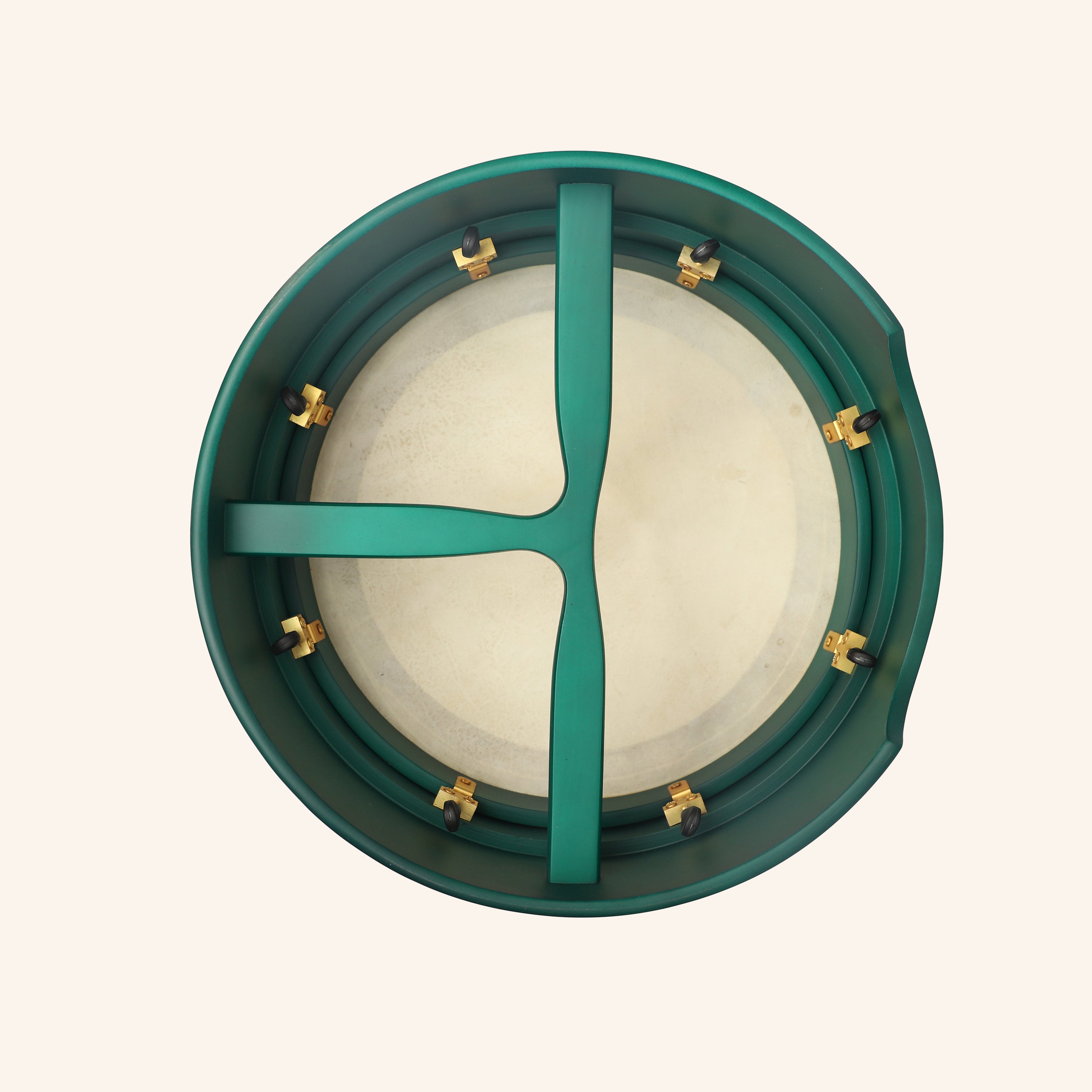 Muzikkon 15”x5" (38x12.5 cm) Premium Celtic Irish Bodhran With Easy Tune System Deep Rim T- Bar & Taped Finish