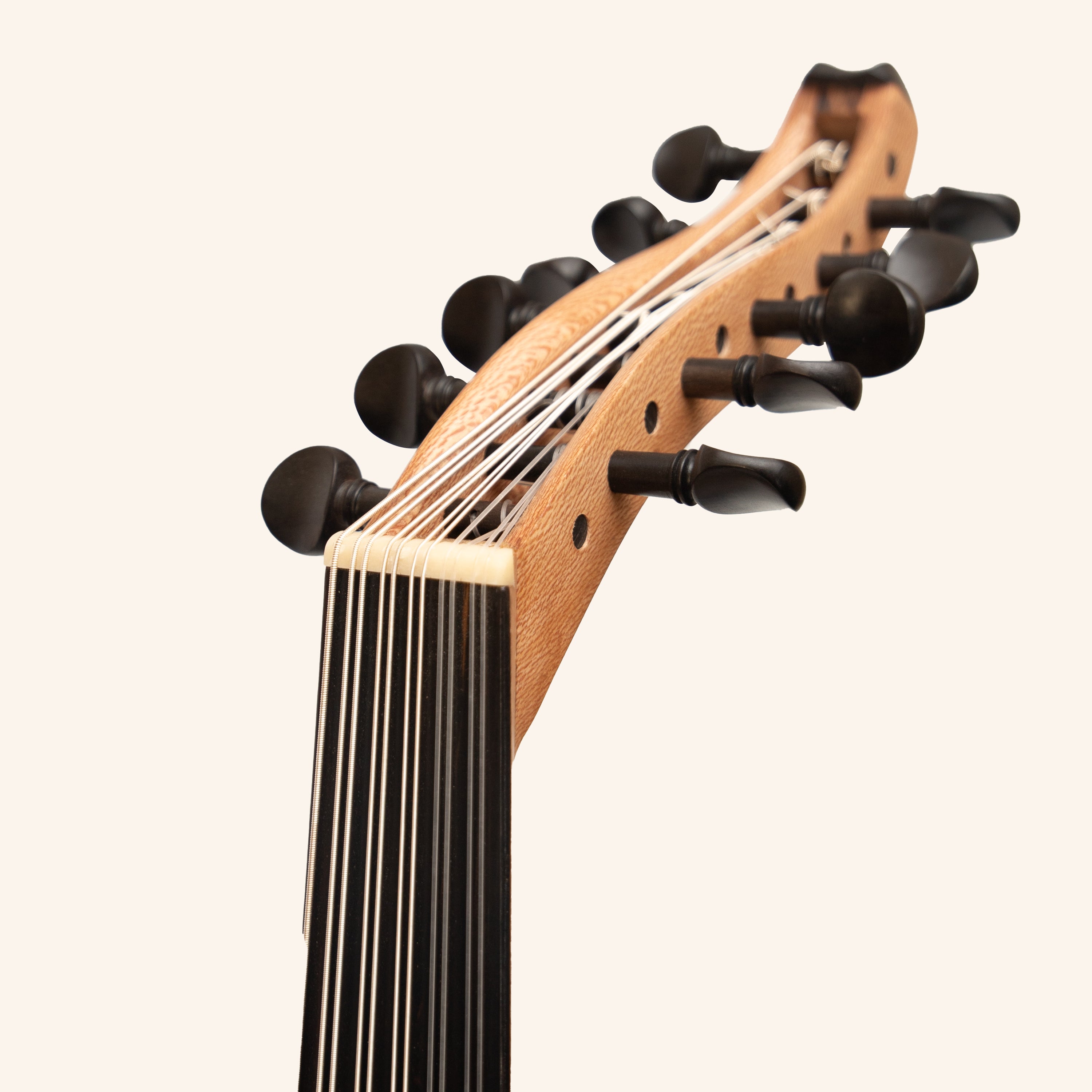Turkish Oud, 11 Strings Variegated Rosewood Lacewood