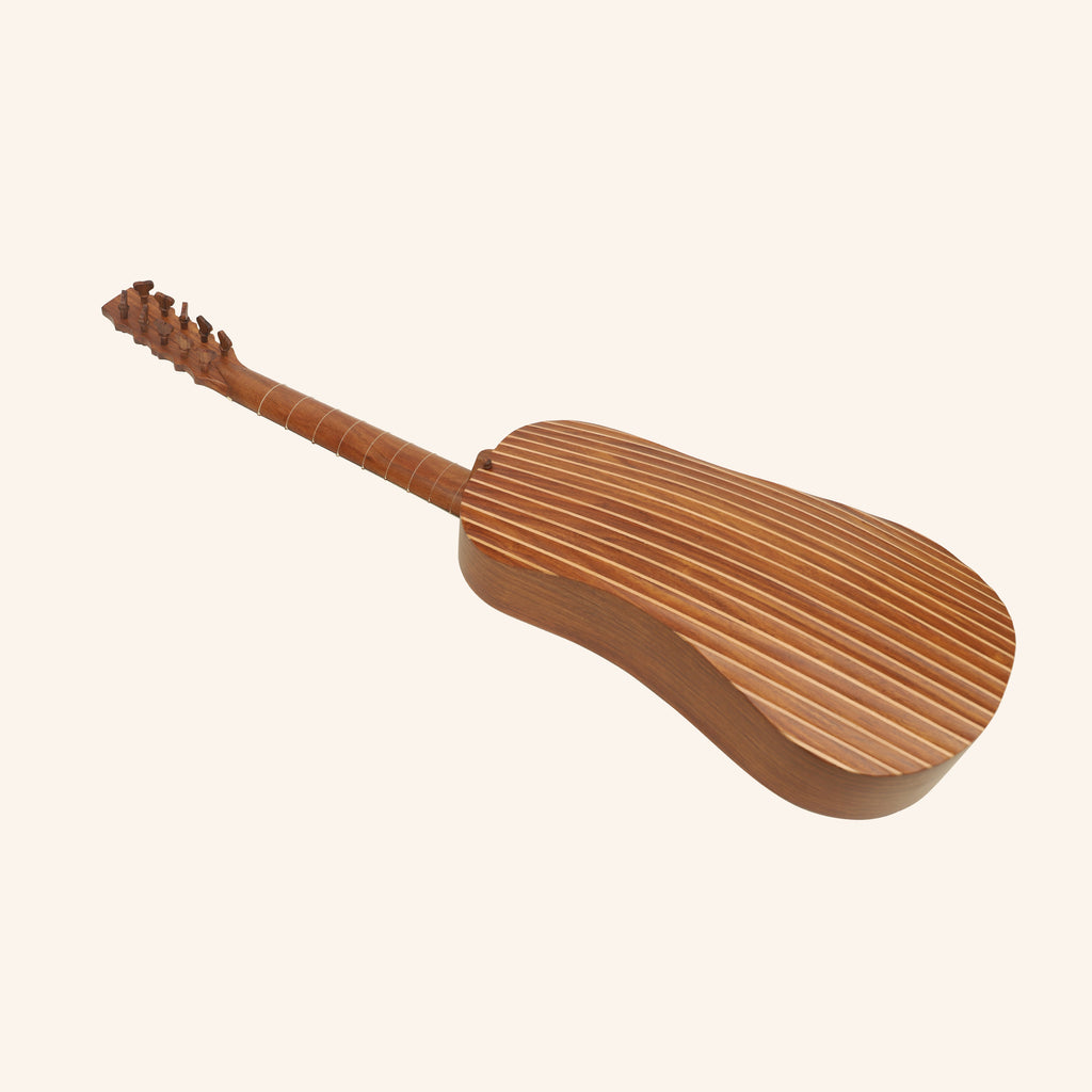 Heartland Sellas Baroque Guitar, 5 Course Left Hand Rosewood