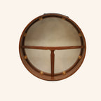 Muzikkon 16"X6" Heartland Tunable Irish Bodhran Drum Deep Rim with T-BAR & Taped Finish Deep Tune, Celtic Irish Bodhran