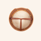 Muzikkon 16"X6" Heartland Tunable Irish Bodhran Drum Deep Rim with T-BAR & Taped Finish Deep Tune, Celtic Irish Bodhran