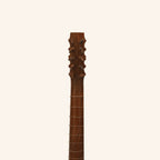 Heartland Sellas Baroque Guitar, 5 Course Left Hand Variegated Walnut Rosewood