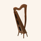 29 String McHugh Harp Square Back