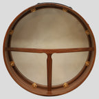 Muzikkon 16"X6" Heartland Tunable Irish Bodhran Drum Deep Rim with T-BAR & Taped Finish Deep Tune, Celtic Irish Bodhran